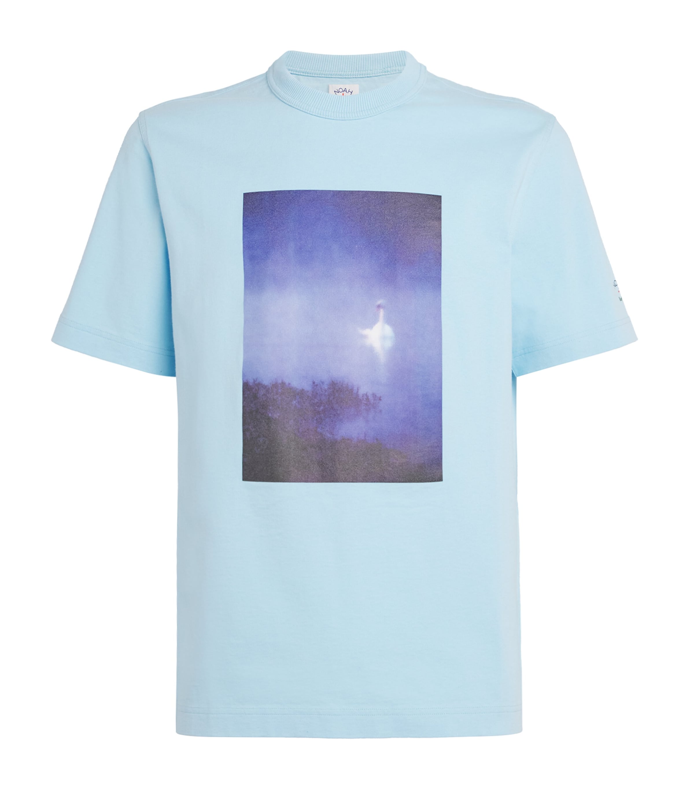 Shop Barbour X Noah Swan T-shirt In Blue