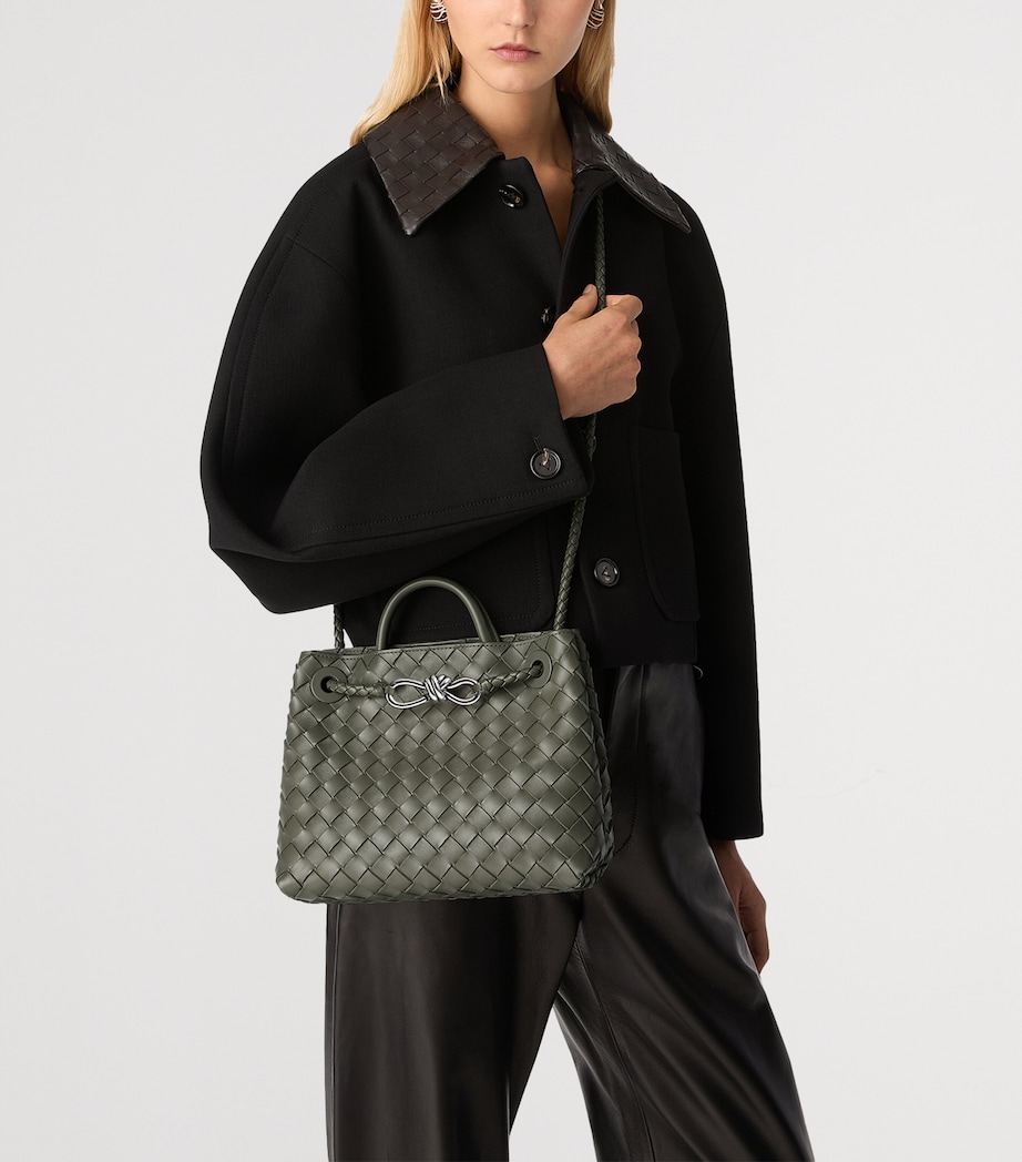 Small Leather Andiamo Top-Handle Bag 3297 Image 6