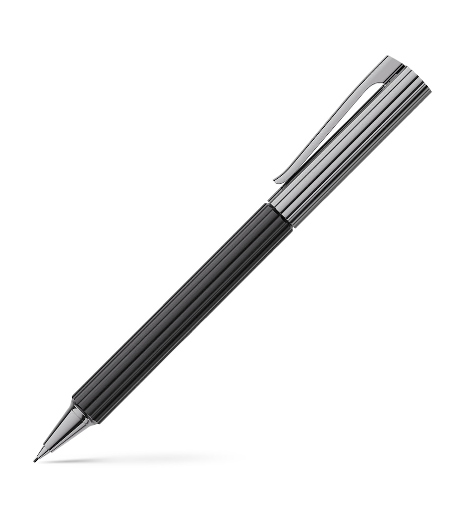 Ebony Wood Bloom Mechanical Pencil BLACK Image 1