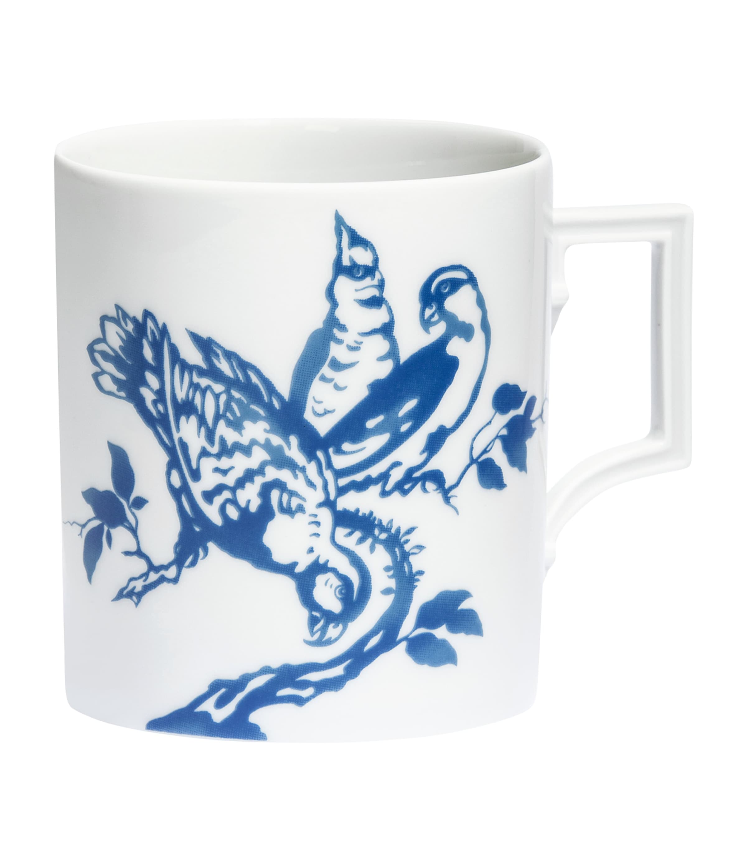 Porcelain Berlin Parrots Mug MULTI Image 2
