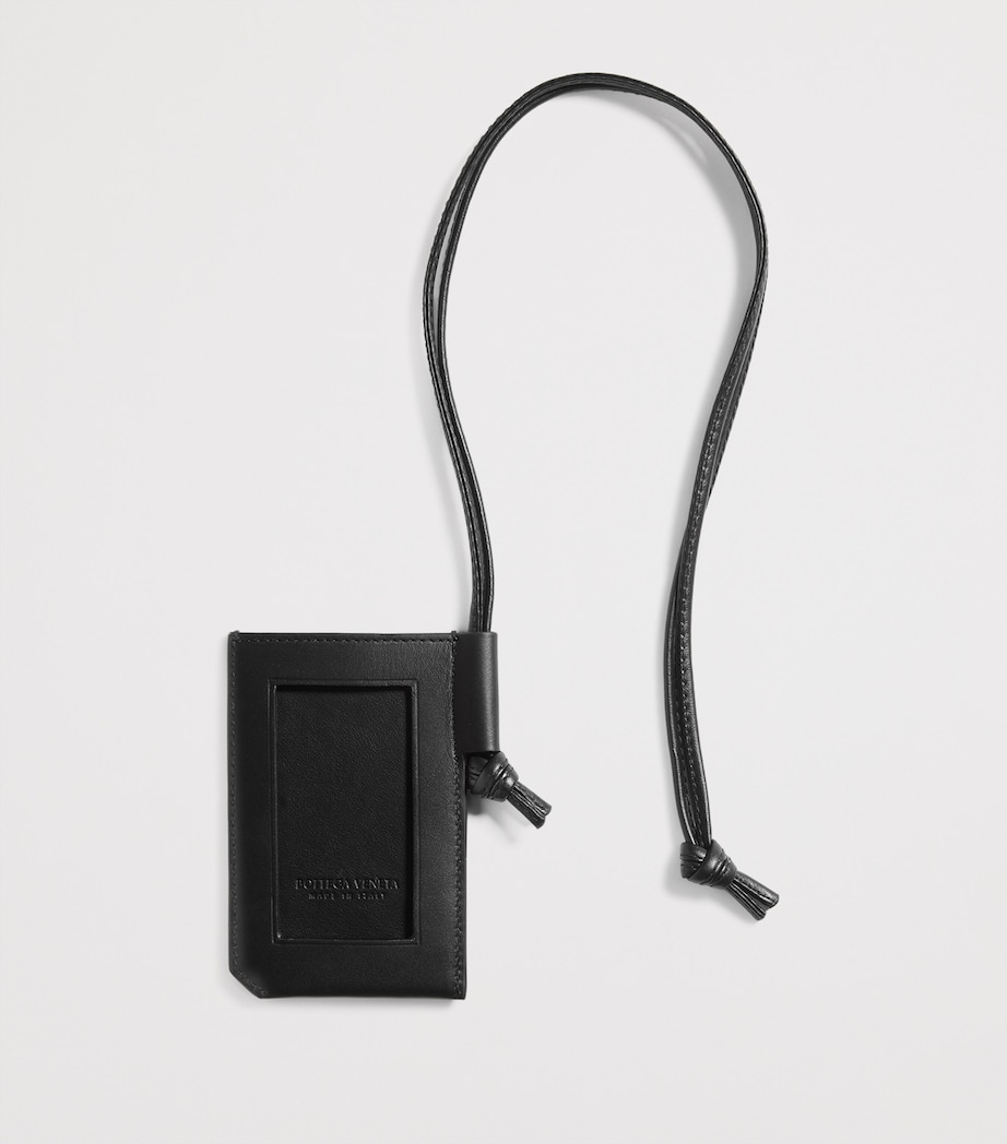 Bottega Veneta Leather Intrecciato Piccolo Badge Holder Image 3
