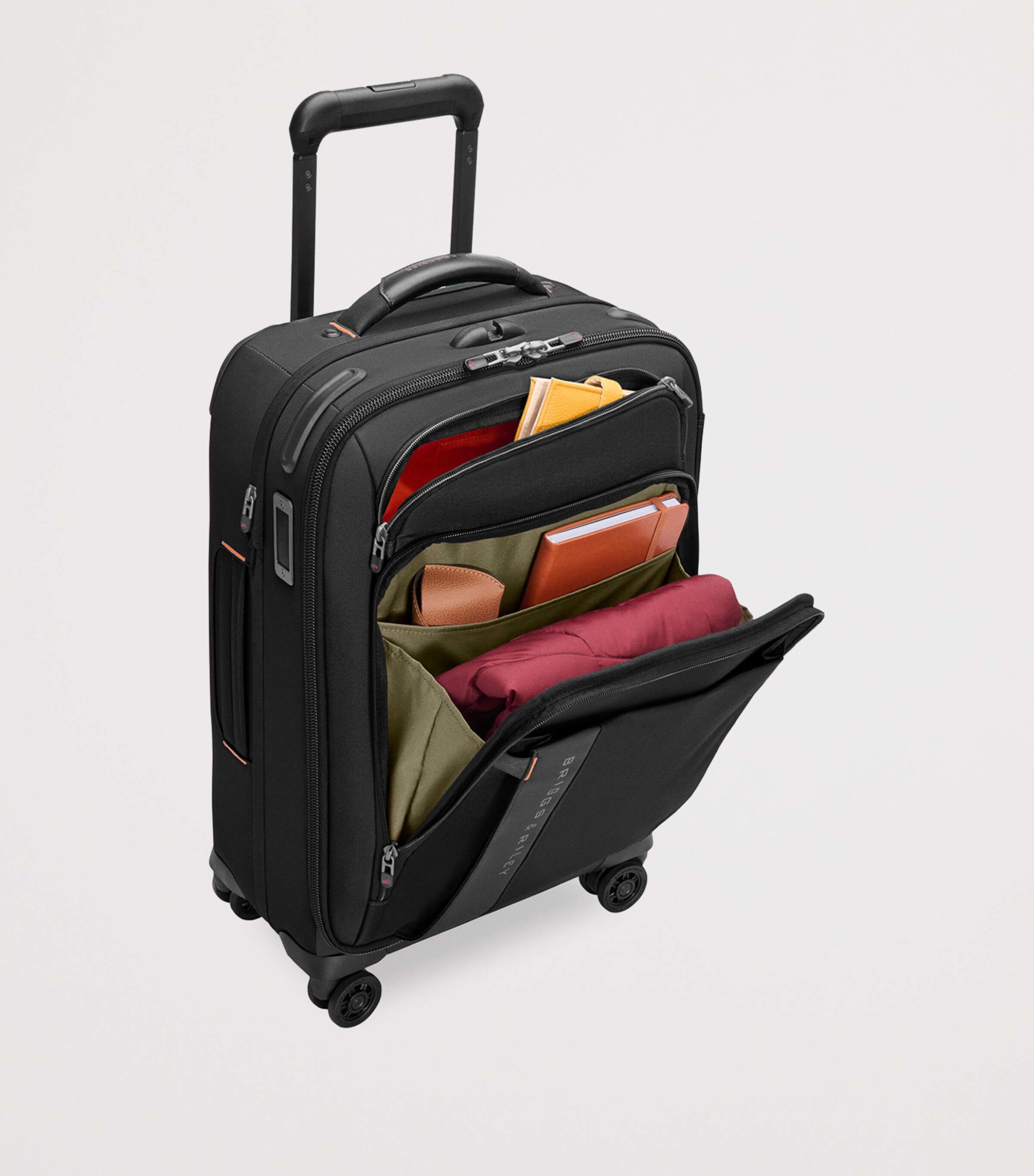 Briggs & Riley ZDX Essential Carry-On Spinner Suitcase (56cm) Black Image 9