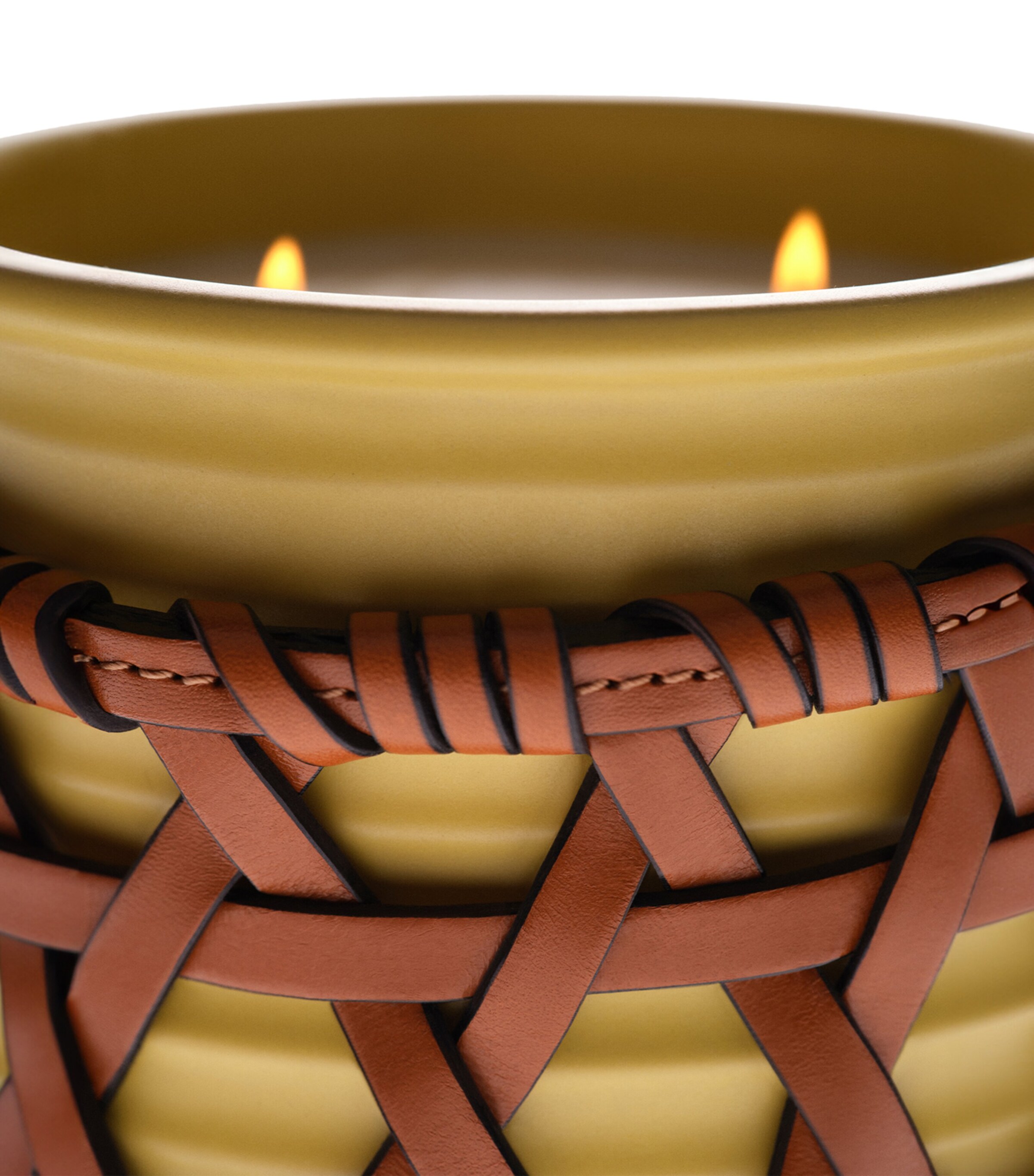 LOEWE Leather Candle Basket Image 4