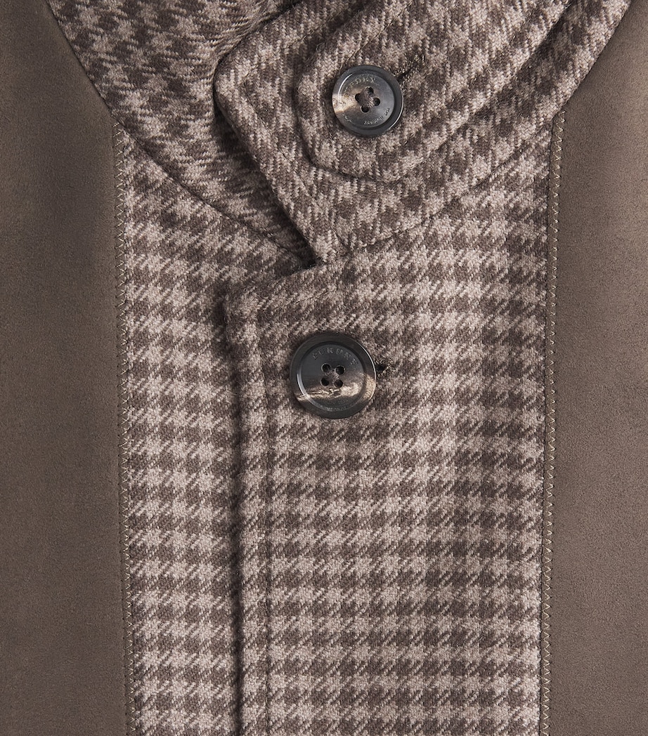 Purdey Mens Wool-Cashmere Tweed Gilet Torridon Check Image 6