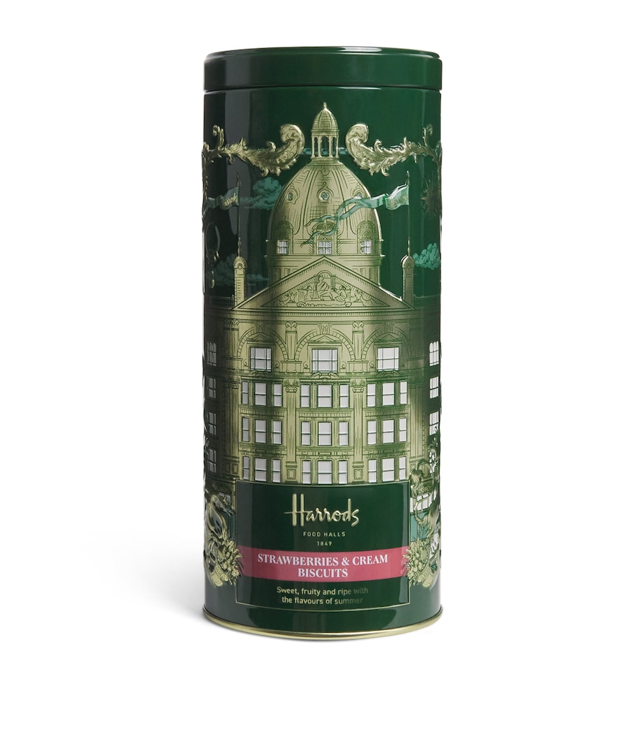 Strawberries and Cream Biscuit Tin (200g) NO COLOUR Image 1