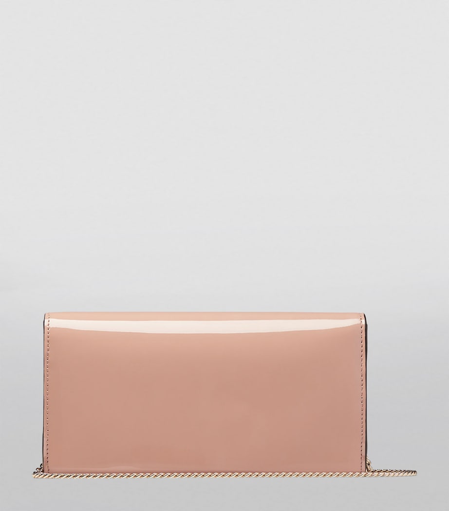 Leather Emmie Clutch Bag BALLET PINK/LIGHT GO Image 3