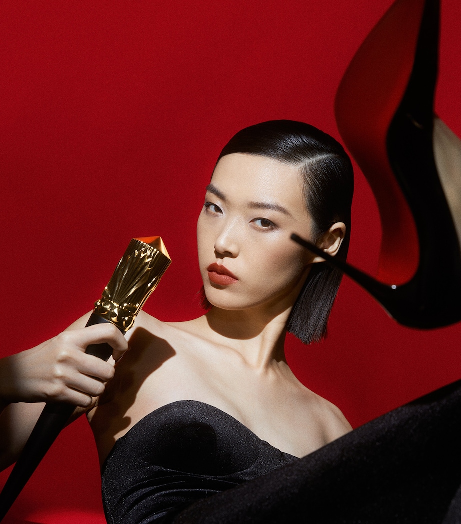 Rouge Stiletto Lumi Matte Lipstick PEACHCABARET 013L Image 9