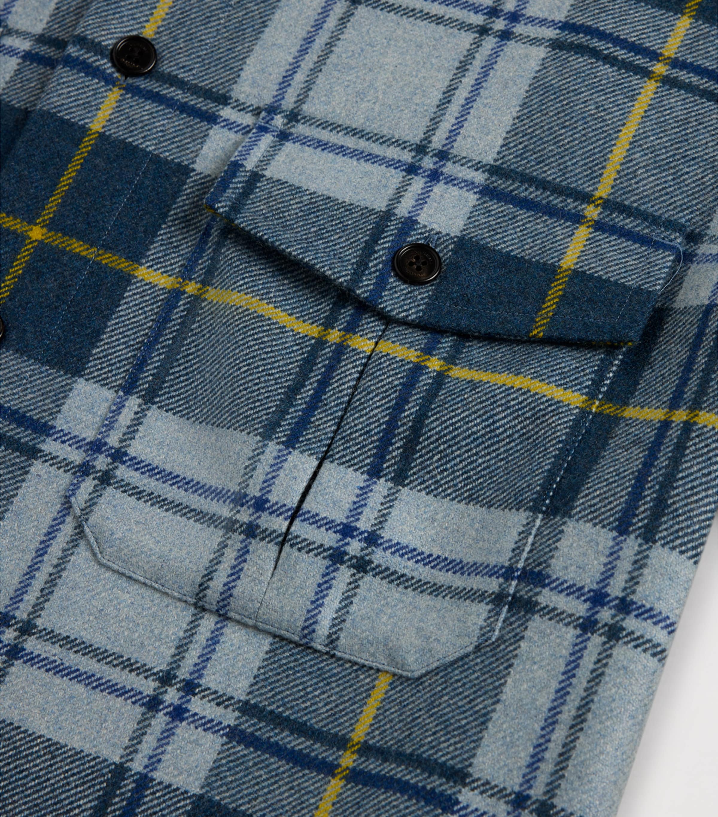 Dunhill Mens Cashmere Check Shirt Image 5