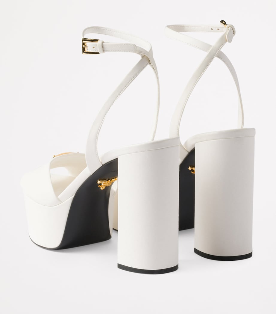 Nappa Leather Platform Sandals 115 F0304 Image 4