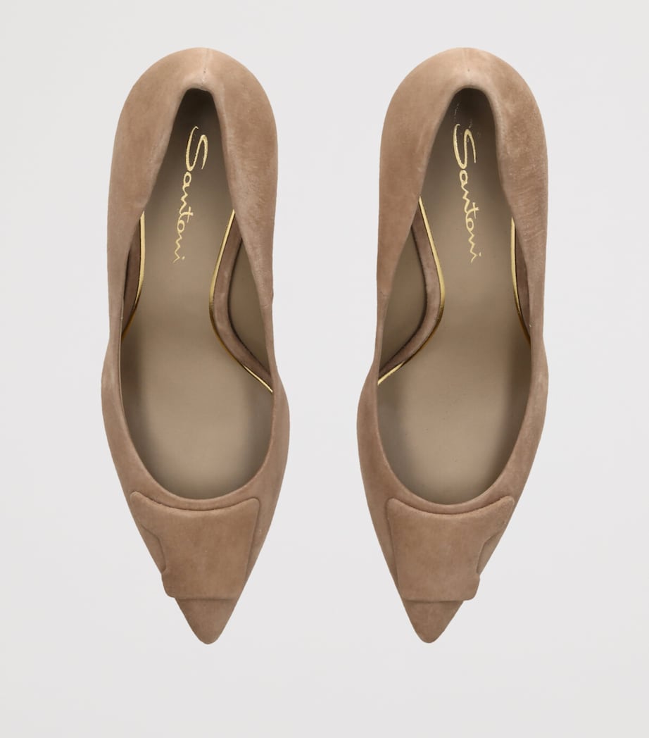 Suede Sibille Pumps 85 MID BROWN Image 4