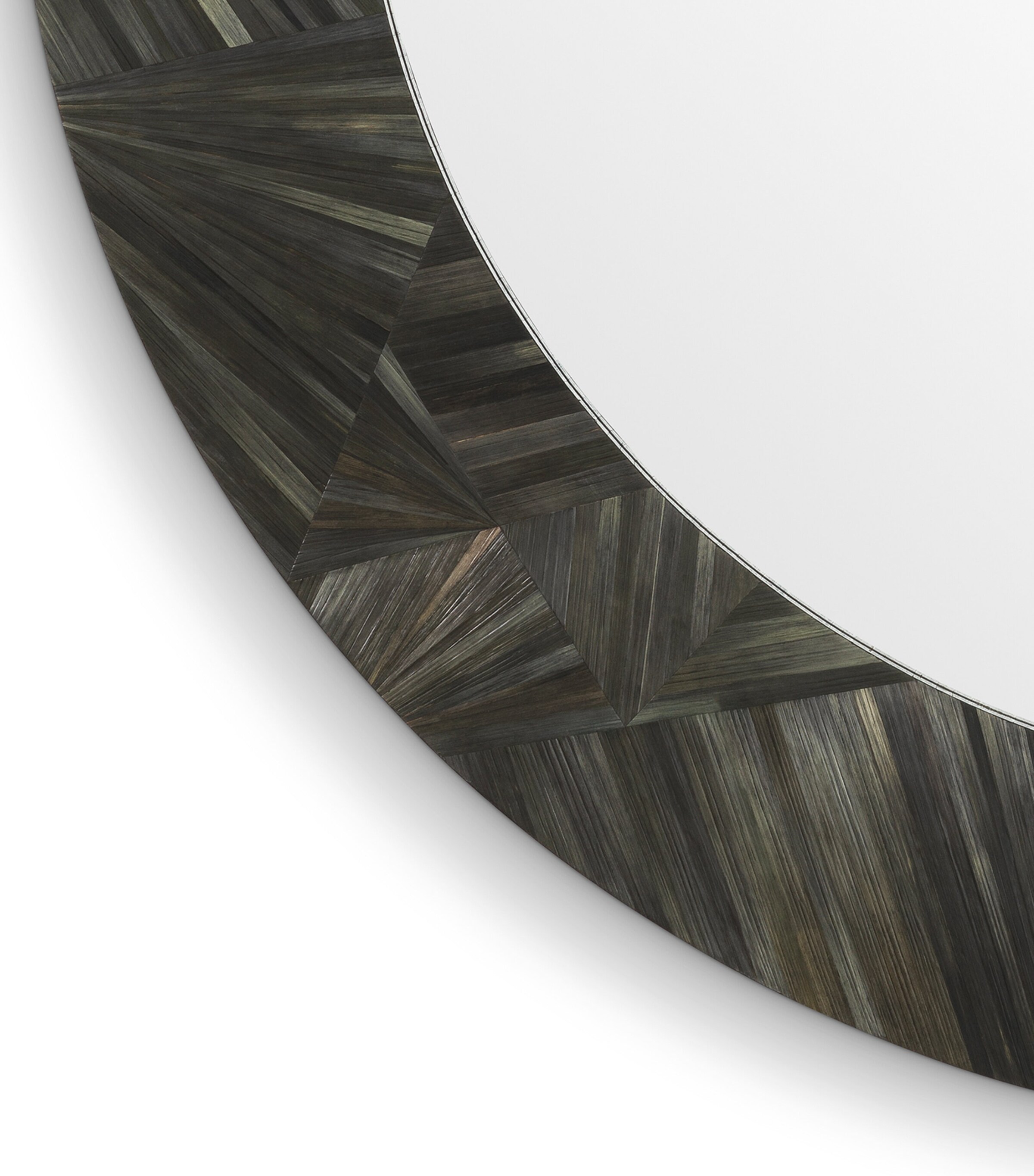 Eichholtz Straw Cassara Mirror Grey Image 3