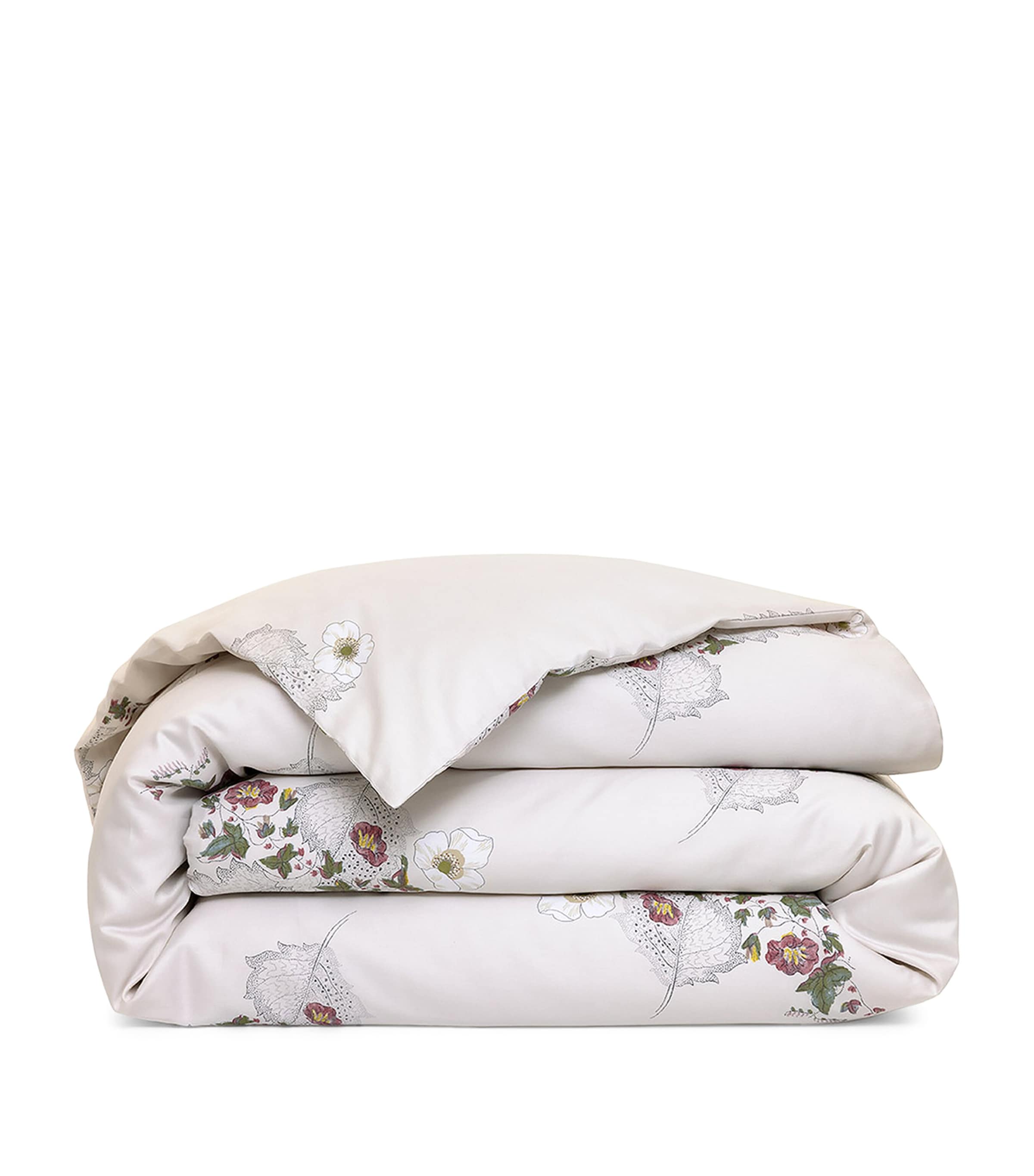 Yves Delorme Organic Cotton Corolles King Duvet Cover