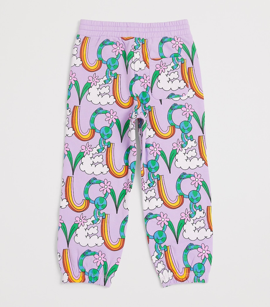 Cotton Love Print Sweatpants (3-14+ Years) 522MCVIOLA/MULTI Image 2