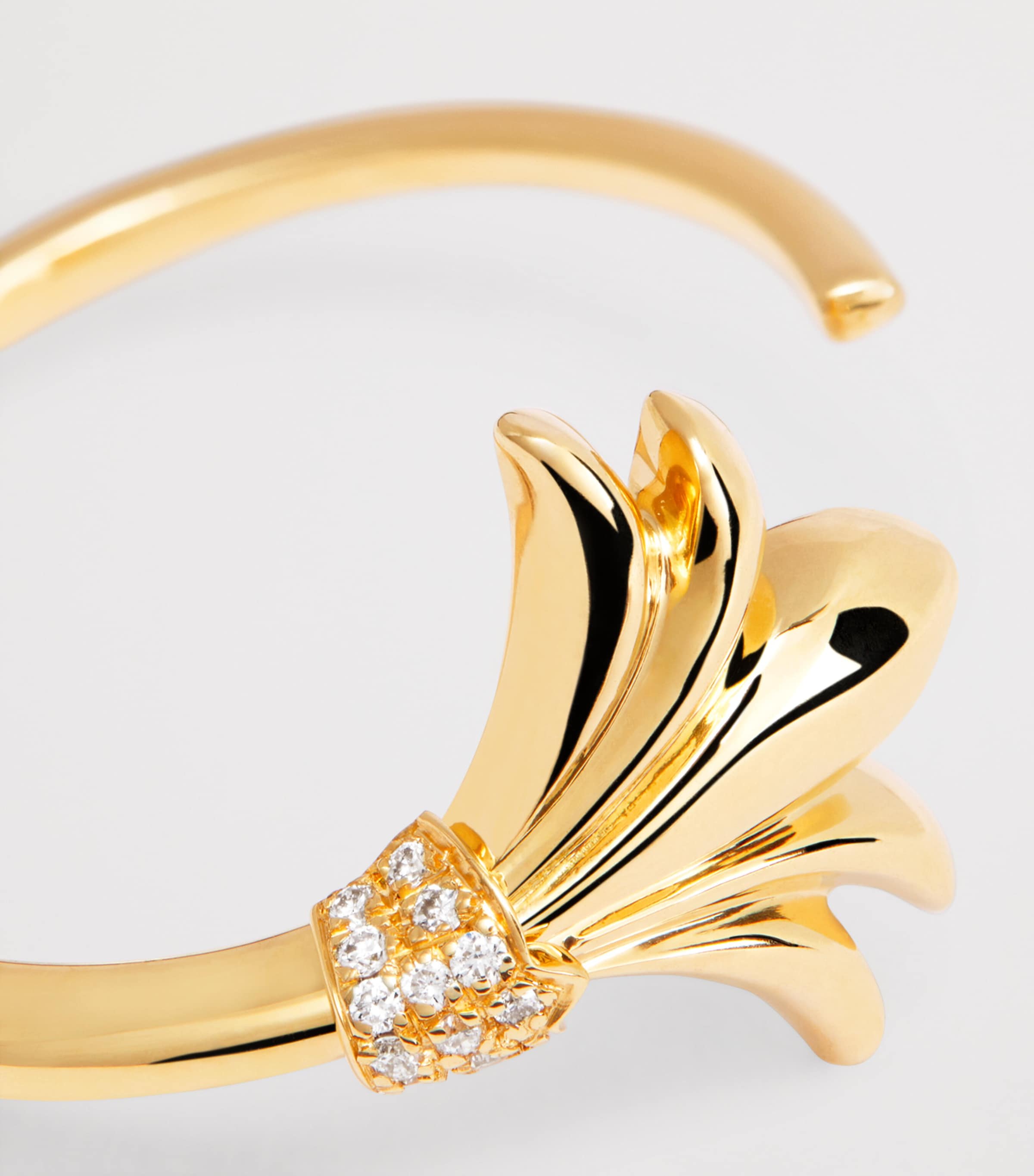 Mini Yellow Gold and Diamond Psychedeliah On A Vine Ring YELLOW GOLD Image 5