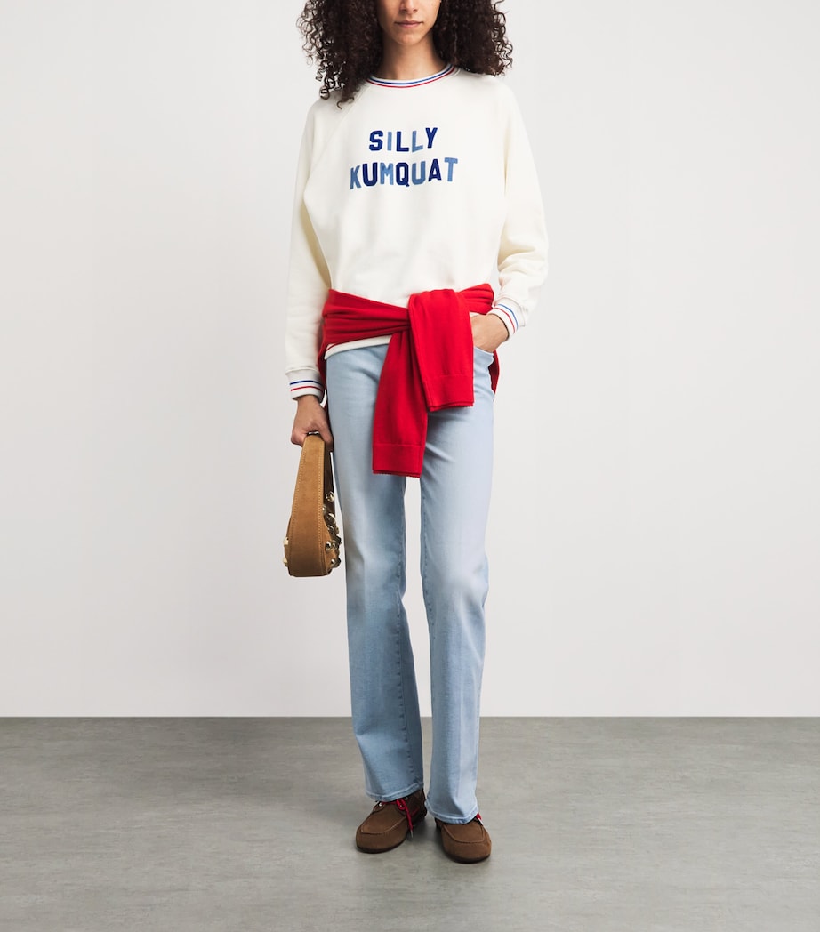 MOTHER Womens The Kick It Straight Jeans Miy Melt In You Image 2