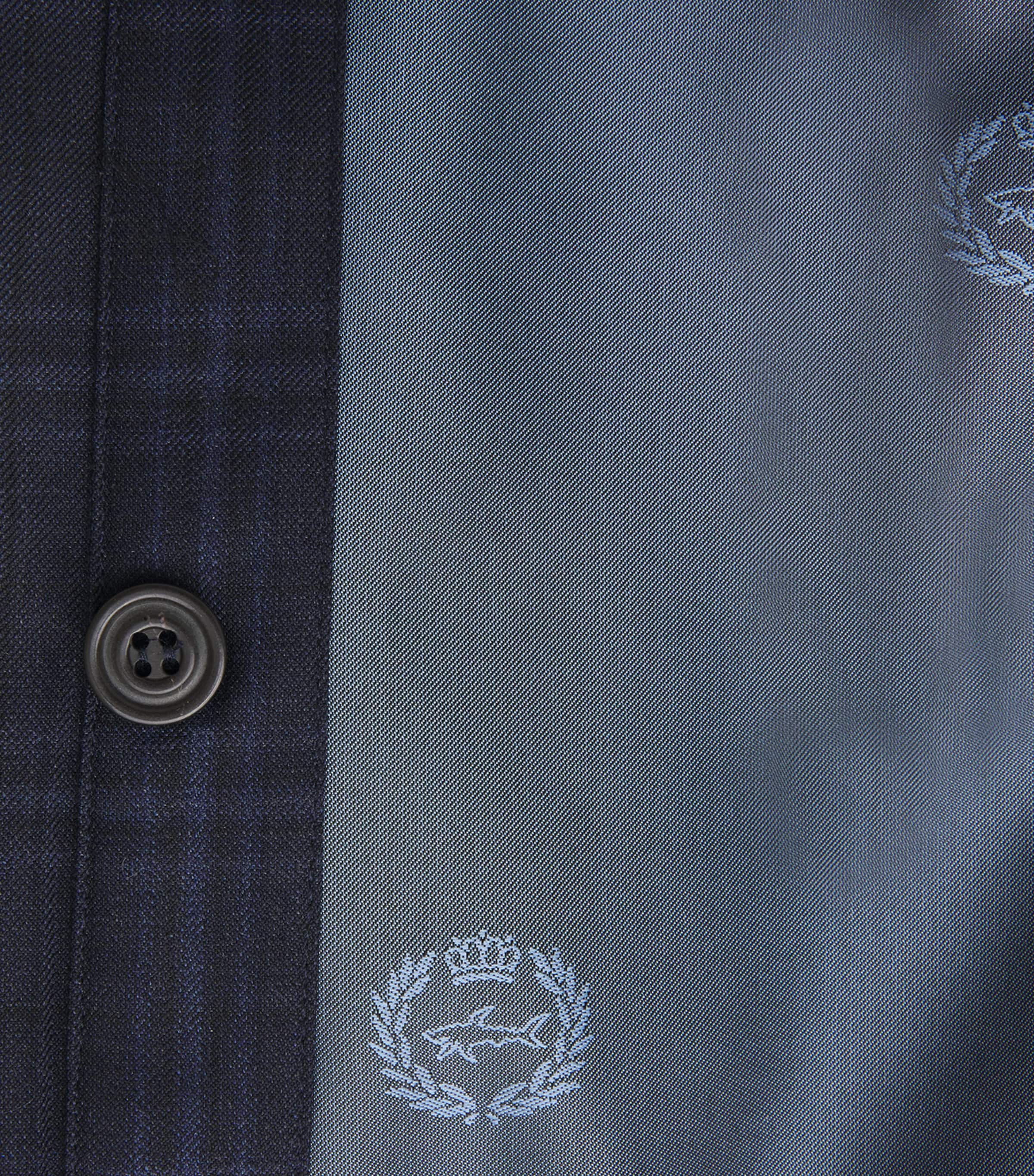 Virgin Wool Overshirt 013 BLUE Image 5