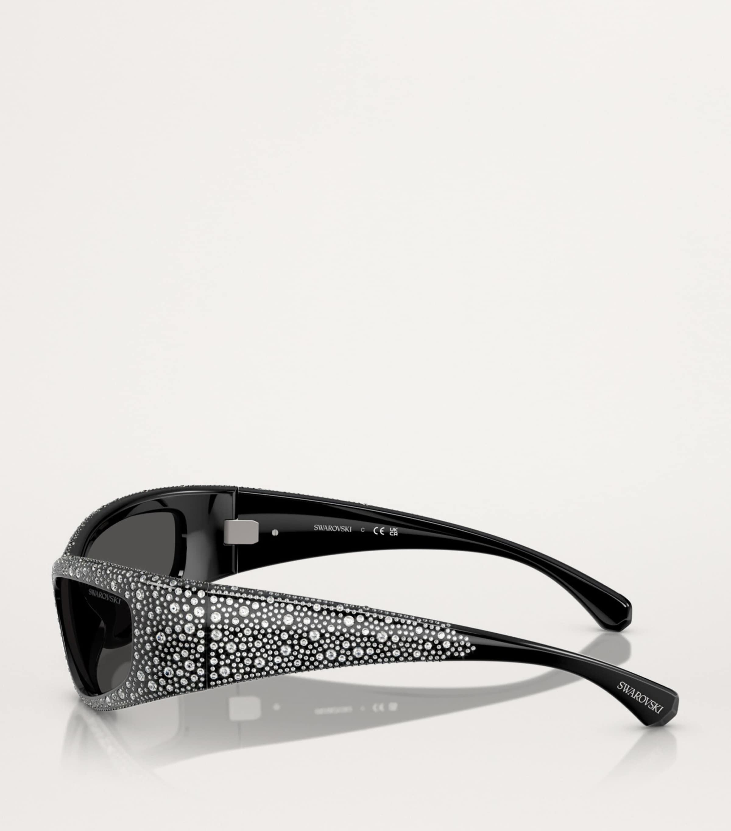Swarovski Black SK6027 Sunglasses | Harrods US