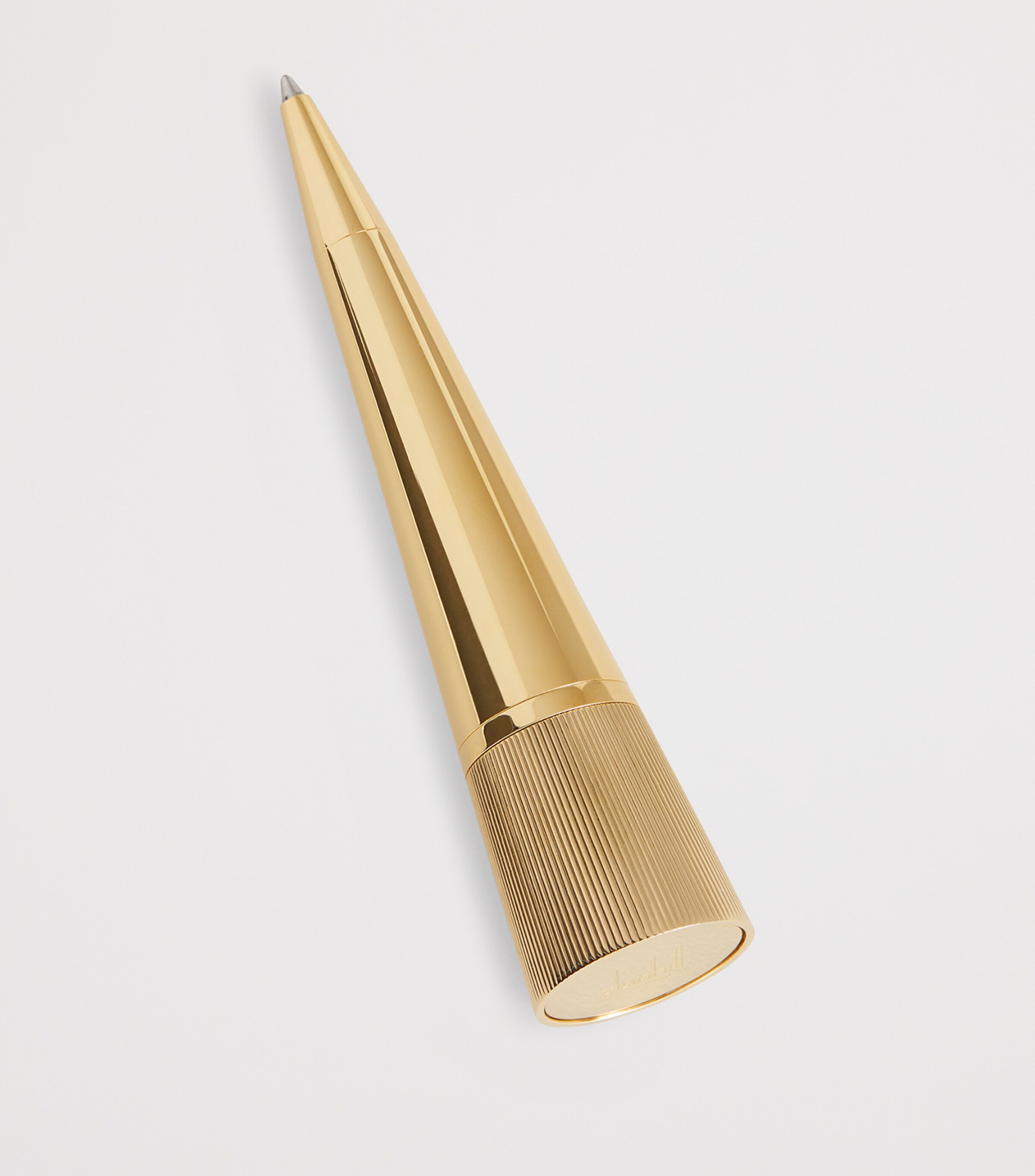 Dunhill Gold-Plated Brass Conical Pen Image 3