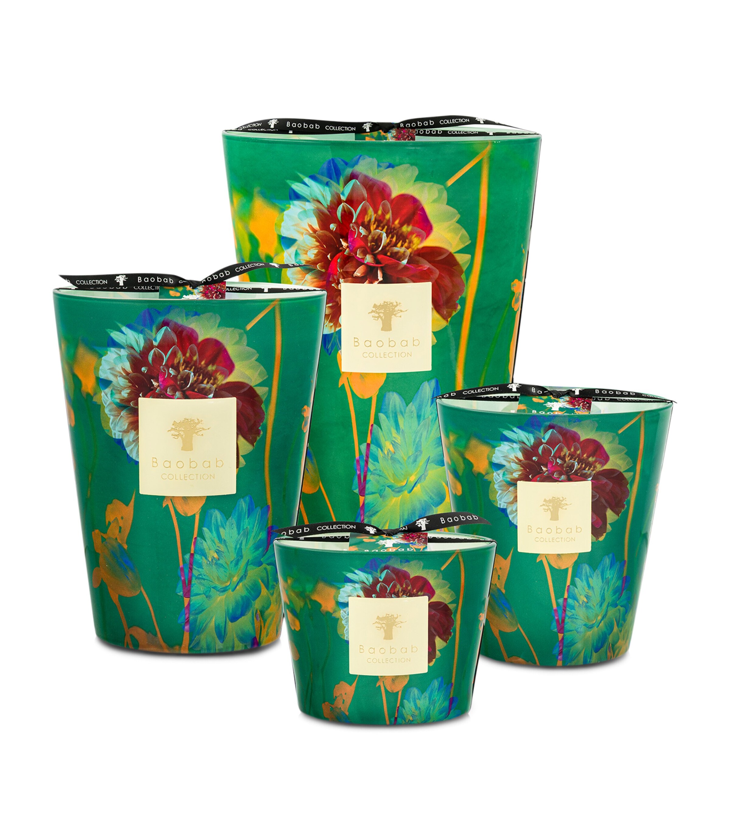 Baobab Collection Arty Flowers Bouquet Scented Candle (1.3kg) Teal Image 3