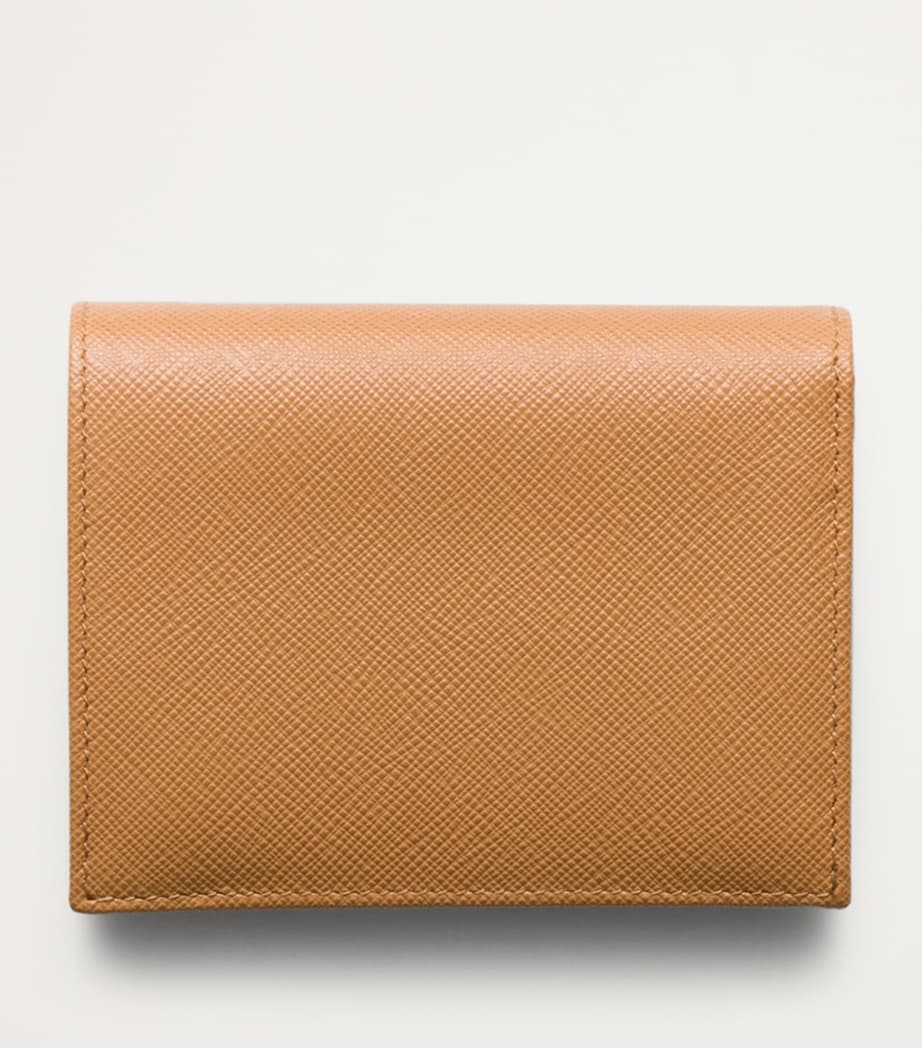 Small Saffiano Leather Wallet F0018 Image 3