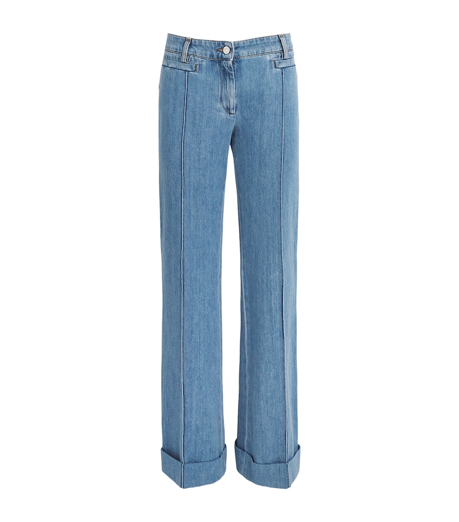 Missoni Womens Straight Jeans Med Blue Wash Image 1