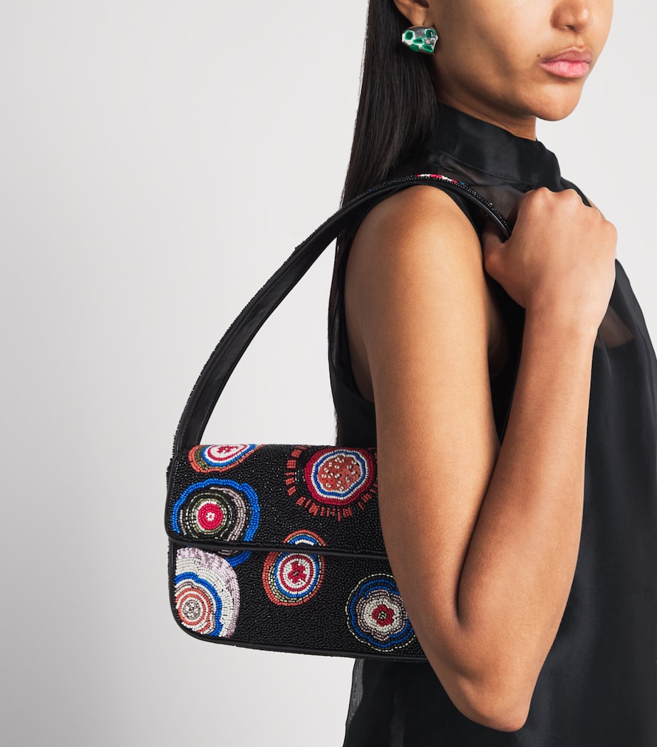 STAUD Beaded Tommy Shoulder Bag Millefiore Image 2