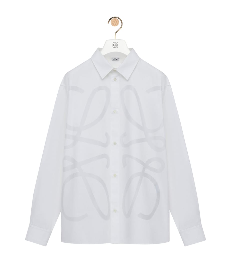 Cotton Anagram Shirt WHITE Image 1