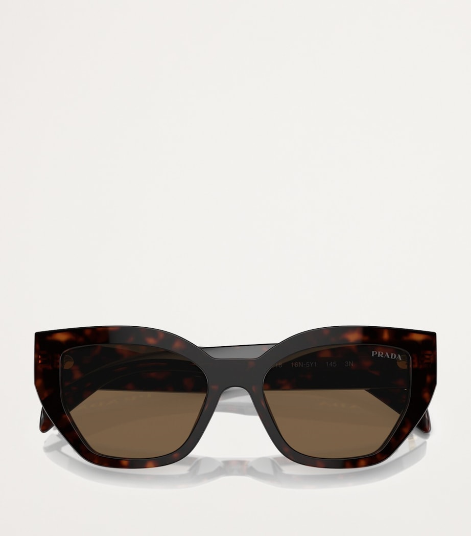 Prada Tortoiseshell Geometric Sunglasses Image 5