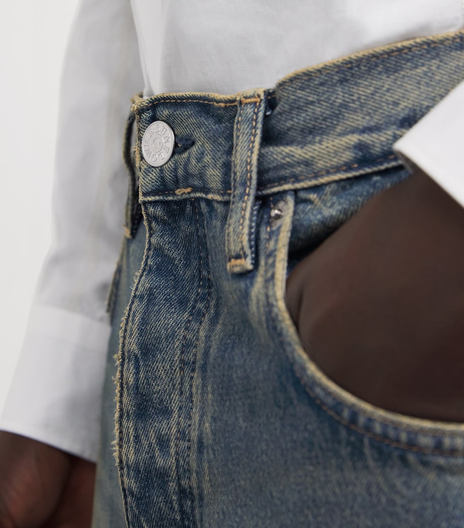 Dirty Wash Wide Twist Jeans DIRTY BLUE 719 Image 6