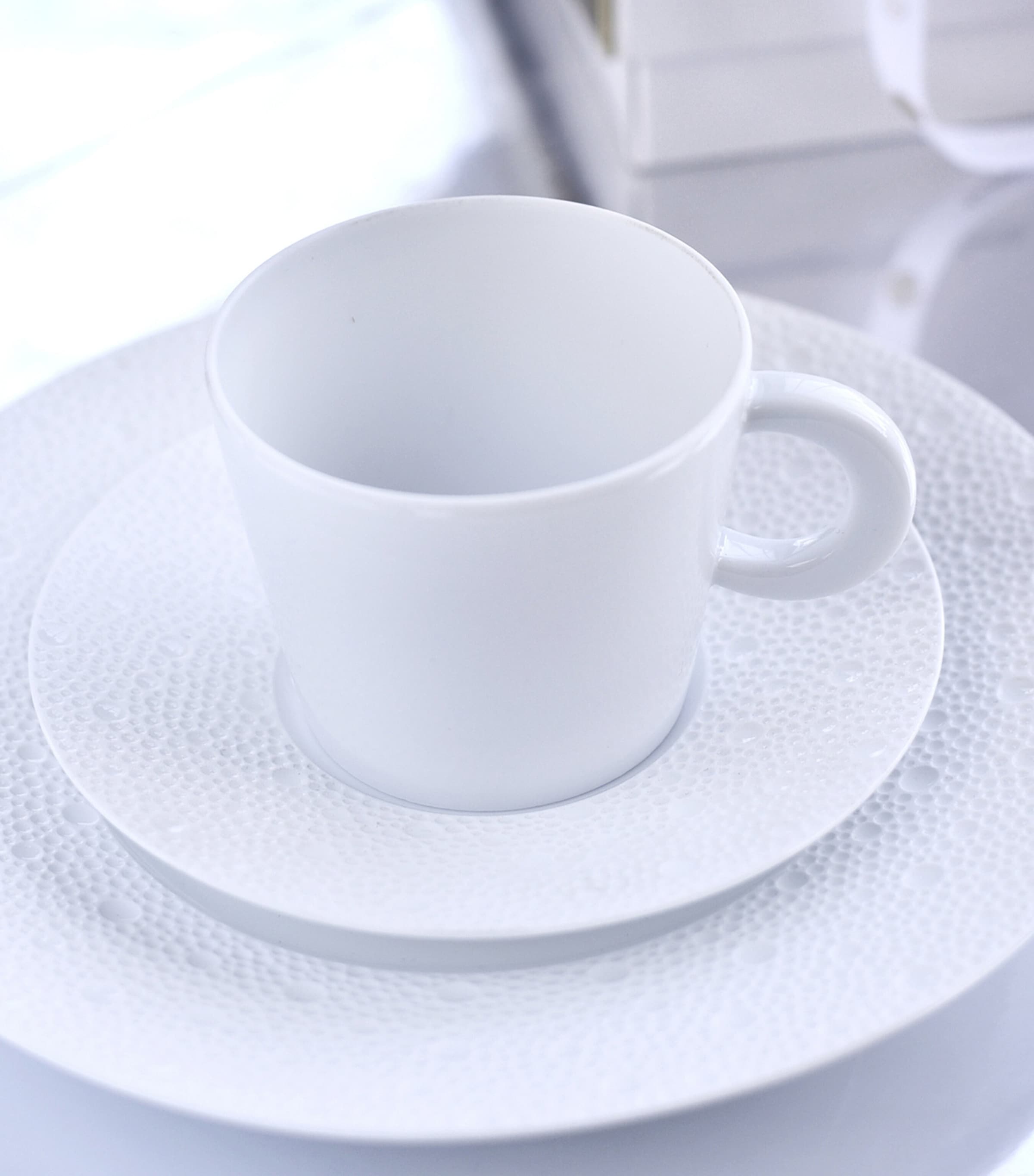 Bernardaud Ecume Teacup and Saucer | Dining | Tableware | Tea Cups & Saucers | Designers | Bernardaud Bernardaud Ecume Teacup and Saucer | Dining | Tableware | Tea Cups & Saucers | Designers | Bernardaud