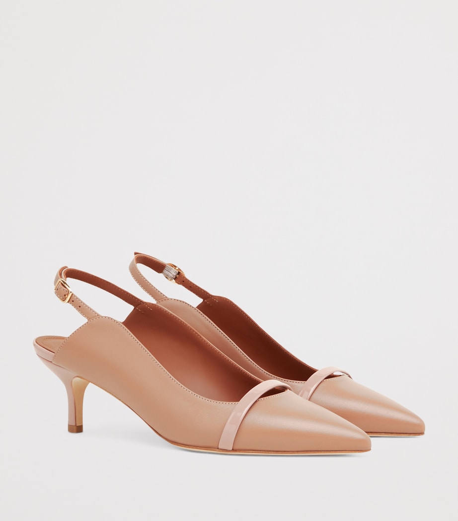 Leather Marion Slingback Pumps 45 BLUSH Image 3