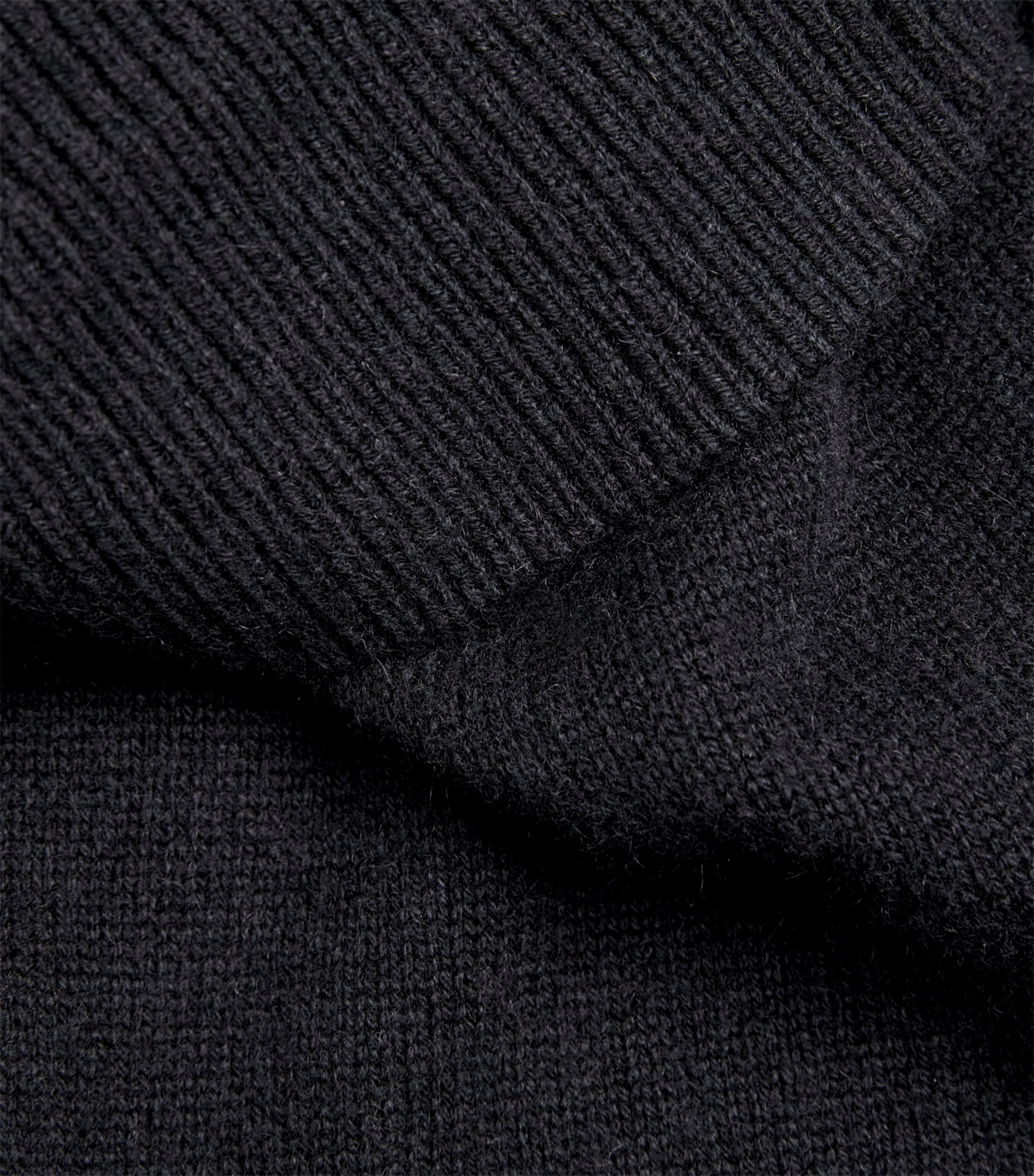 Wool-Cashmere Blend Fold-Over Trousers ONYX Image 5