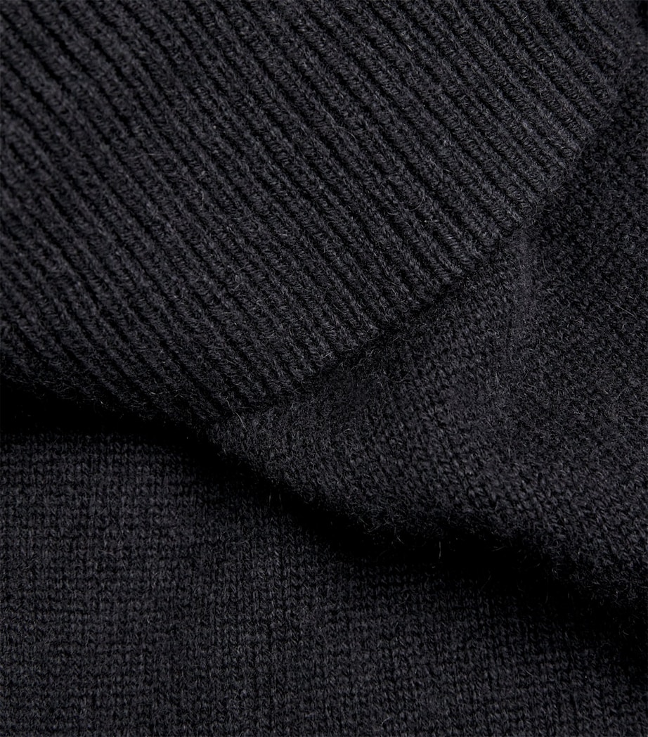 Wool-Cashmere Blend Fold-Over Trousers ONYX Image 5