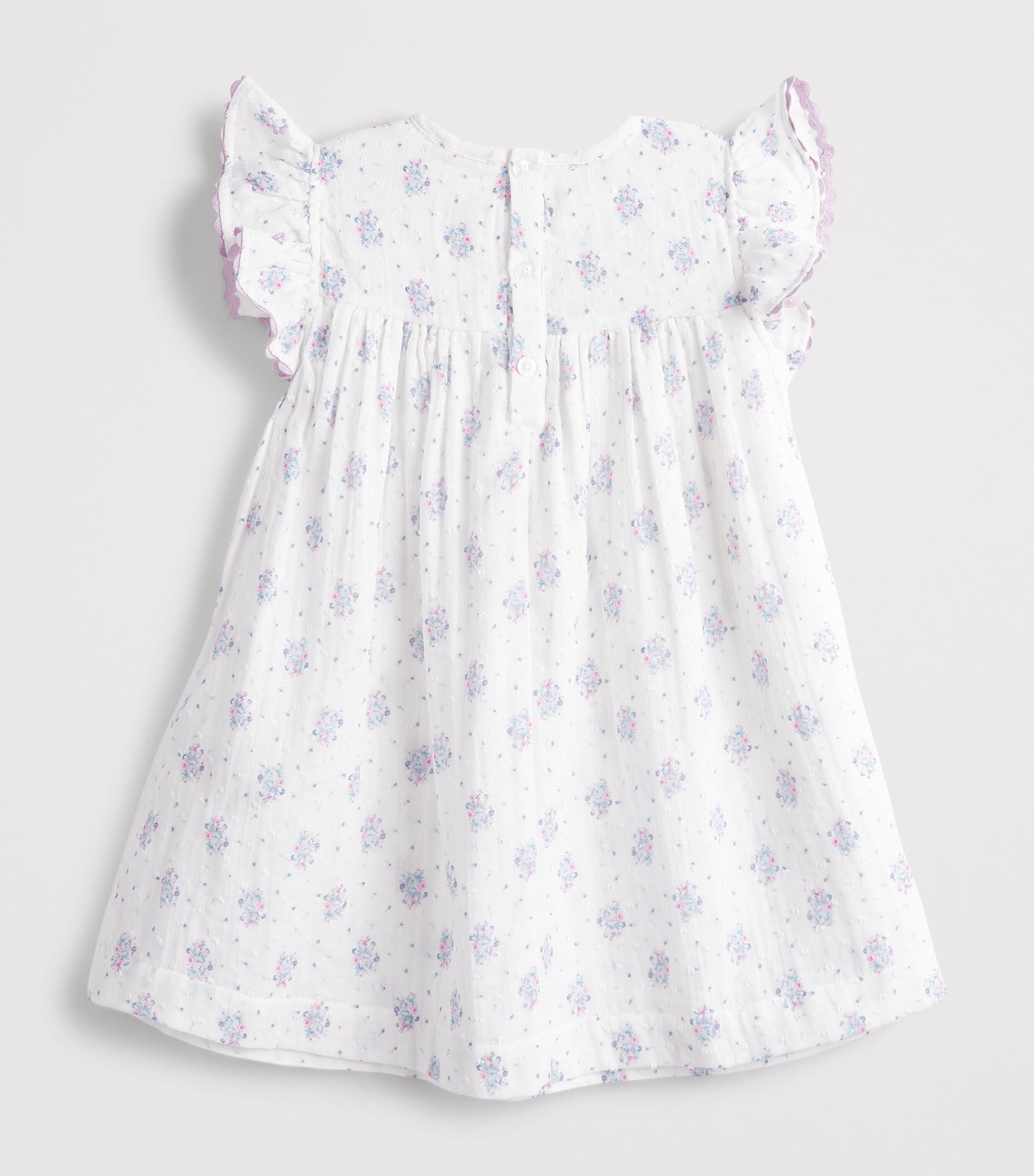 Louise Misha Cotton Floral Shanti Dress (3-4 Years) Flwr Dn Image 2