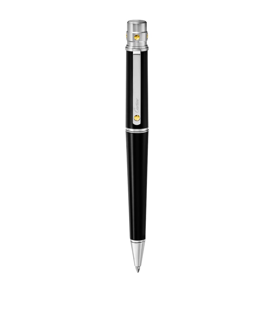 Santos de Cartier Ballpoint Pen BLACK Image 1