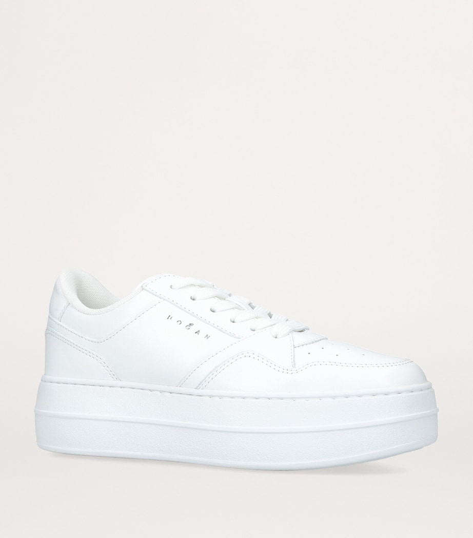 Hogan Leather Skyscraper Sneakers White Image 3