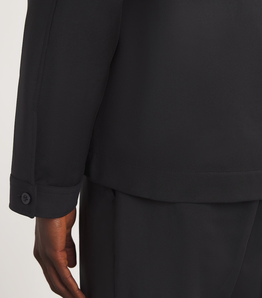 Organic Cotton-Blend Work Jacket BLACK 999 Image 6