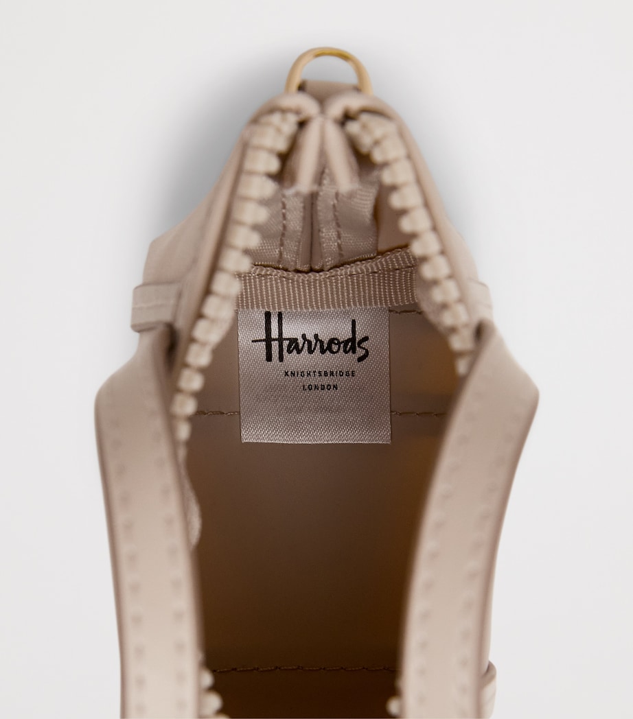 Harrods Mini Jetsetter Bag Key Chain Neutral Image 5