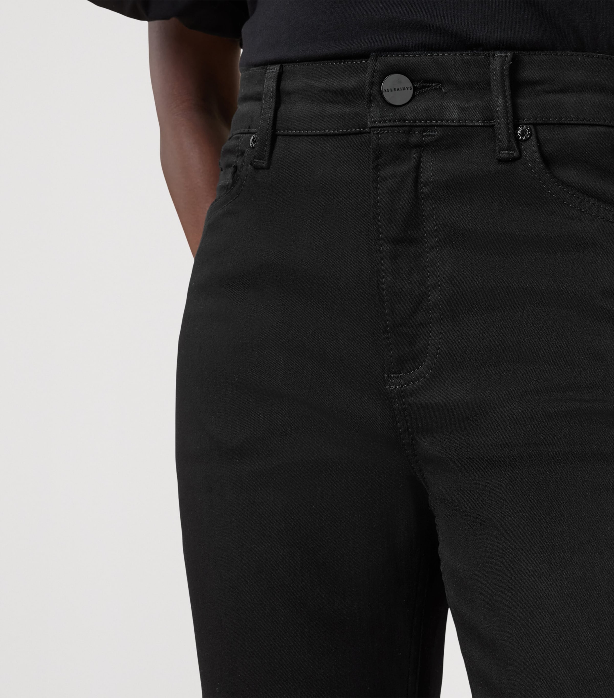 Haldan Slim Bootcut Jeans PERFECT BLACK Image 9