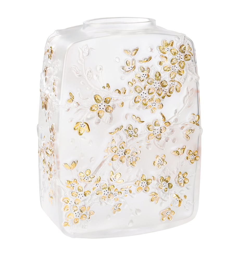 Gold-Stamped Cherry Blossom Vase (40cm) INCOLORE Image 1