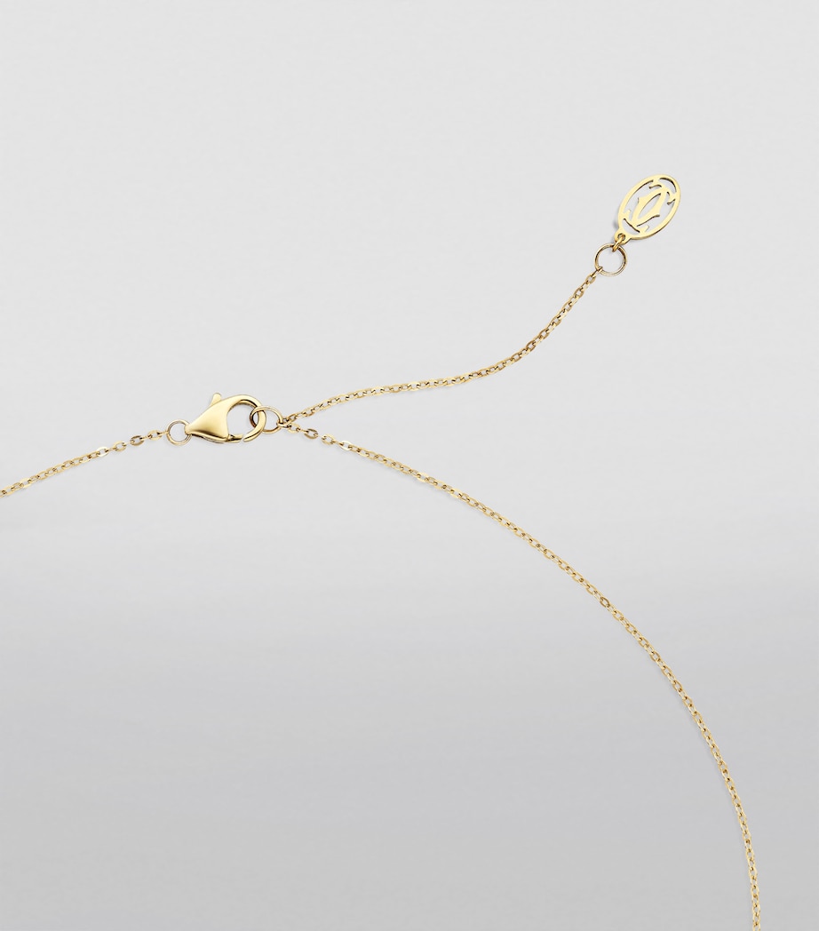 Mixed Gold and Diamond Trinity Necklace (40-44cm) MIXED GOLD Image 2