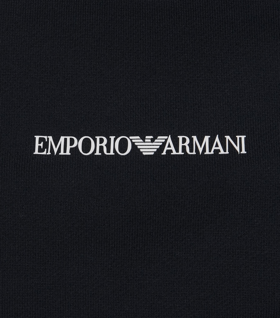 Emporio Armani Kids Logo Sweatshirt (5-16 Years) Blue Navy Image 3