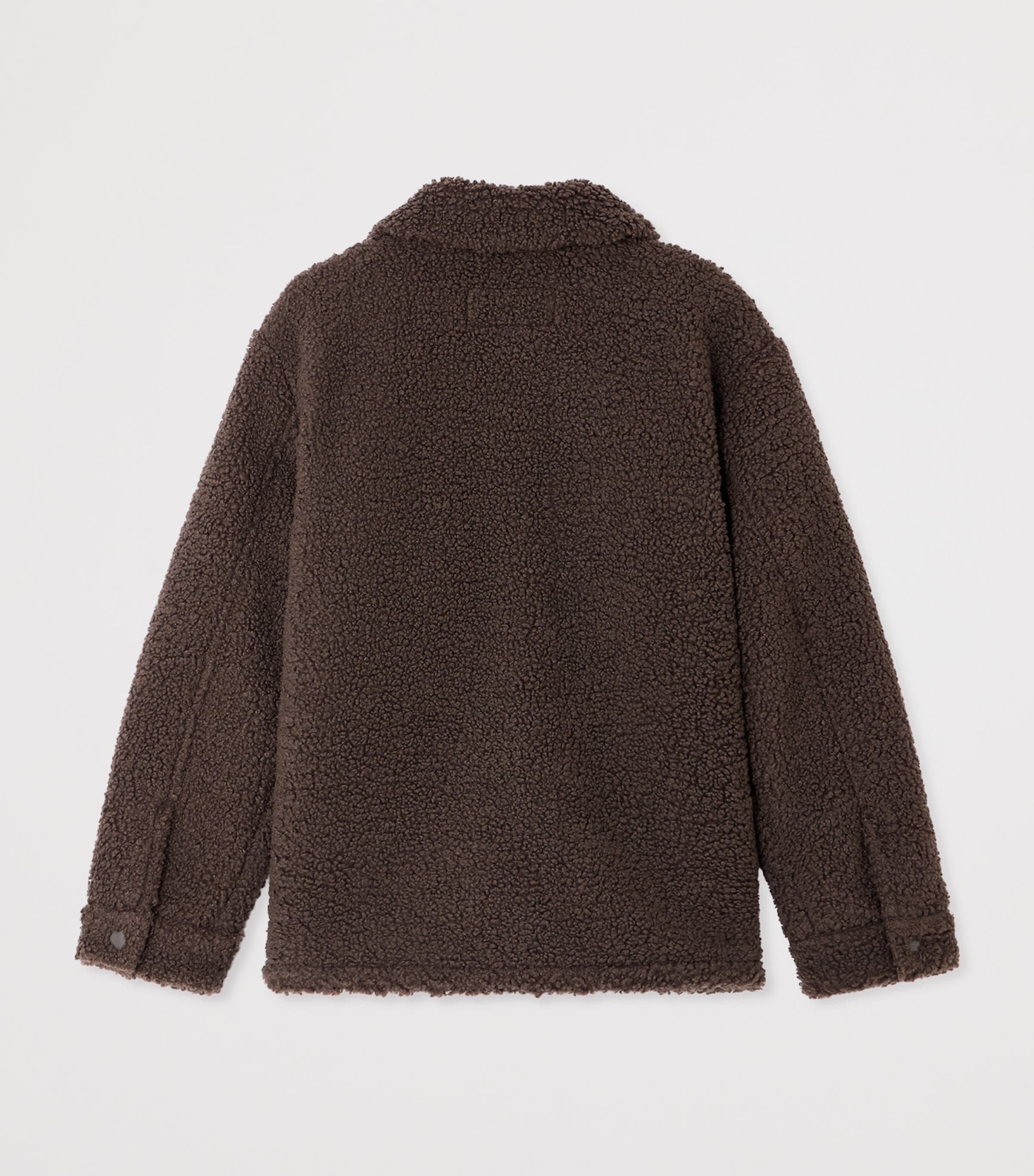 Bonpoint Teddy Collared Jacket (4-8 Years) Reglisse Image 2