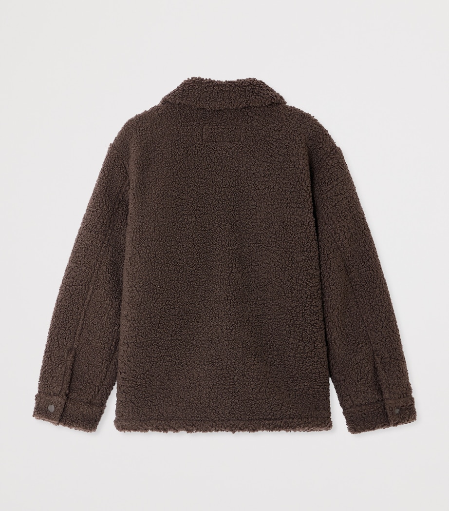 Bonpoint Teddy Collared Jacket (4-8 Years) Reglisse Image 2