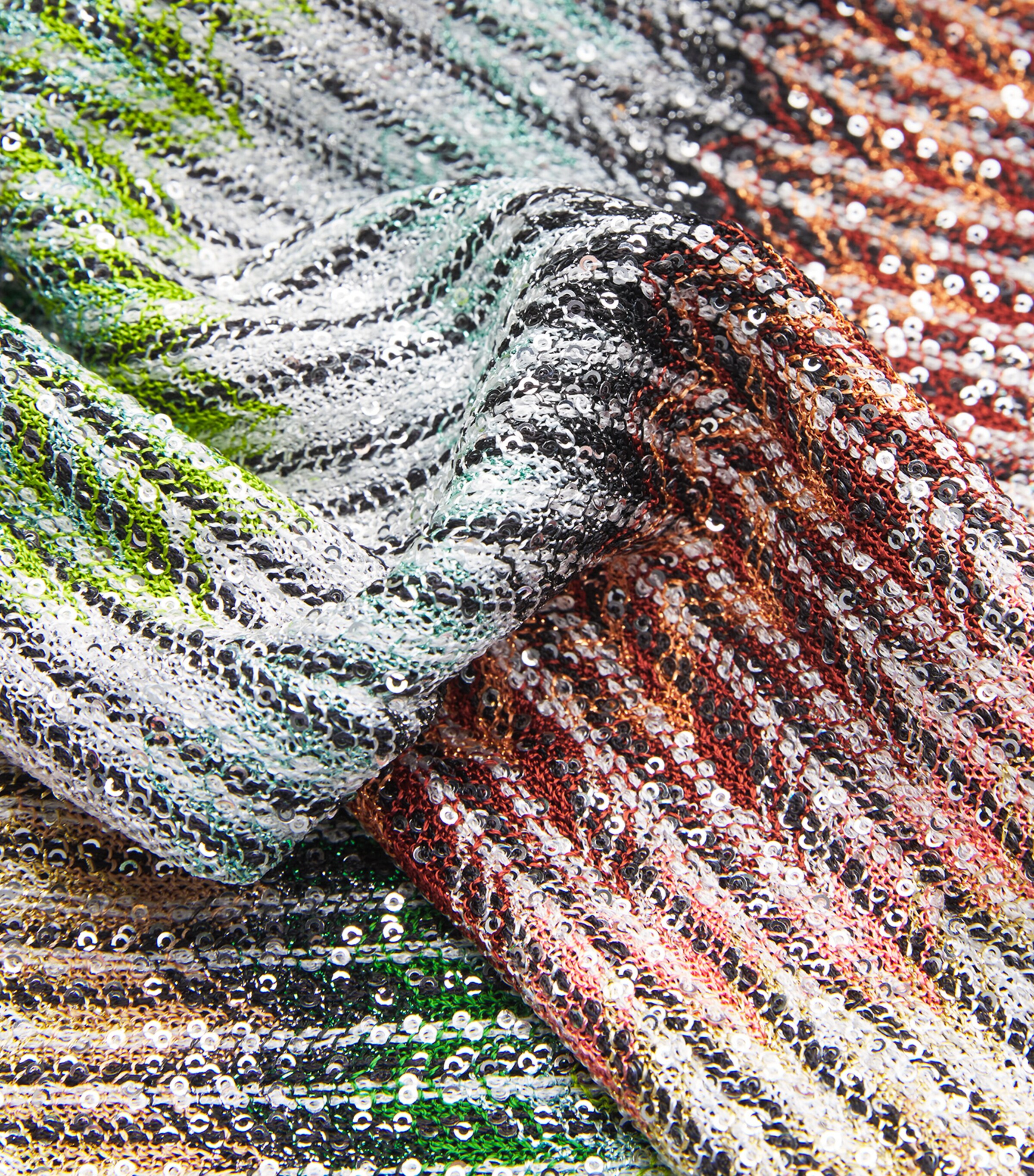 Sequin-Embellished Stripe Trousers SM9KP MULTICOLOR Image 5