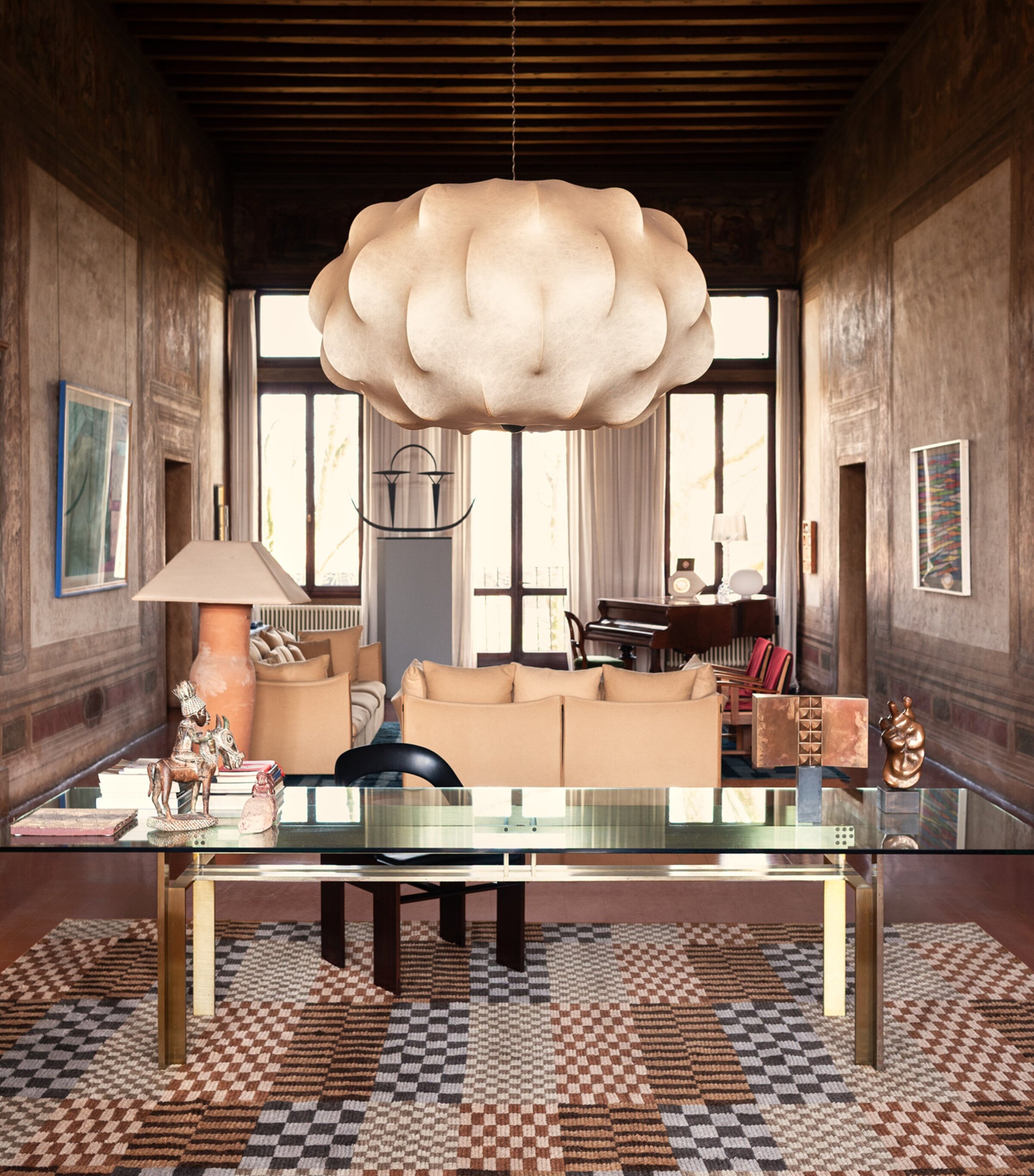 The Rug Company x Paul Smith Wool Axis Autumn Rug (300cm x 250cm) Multicoloured Image 3