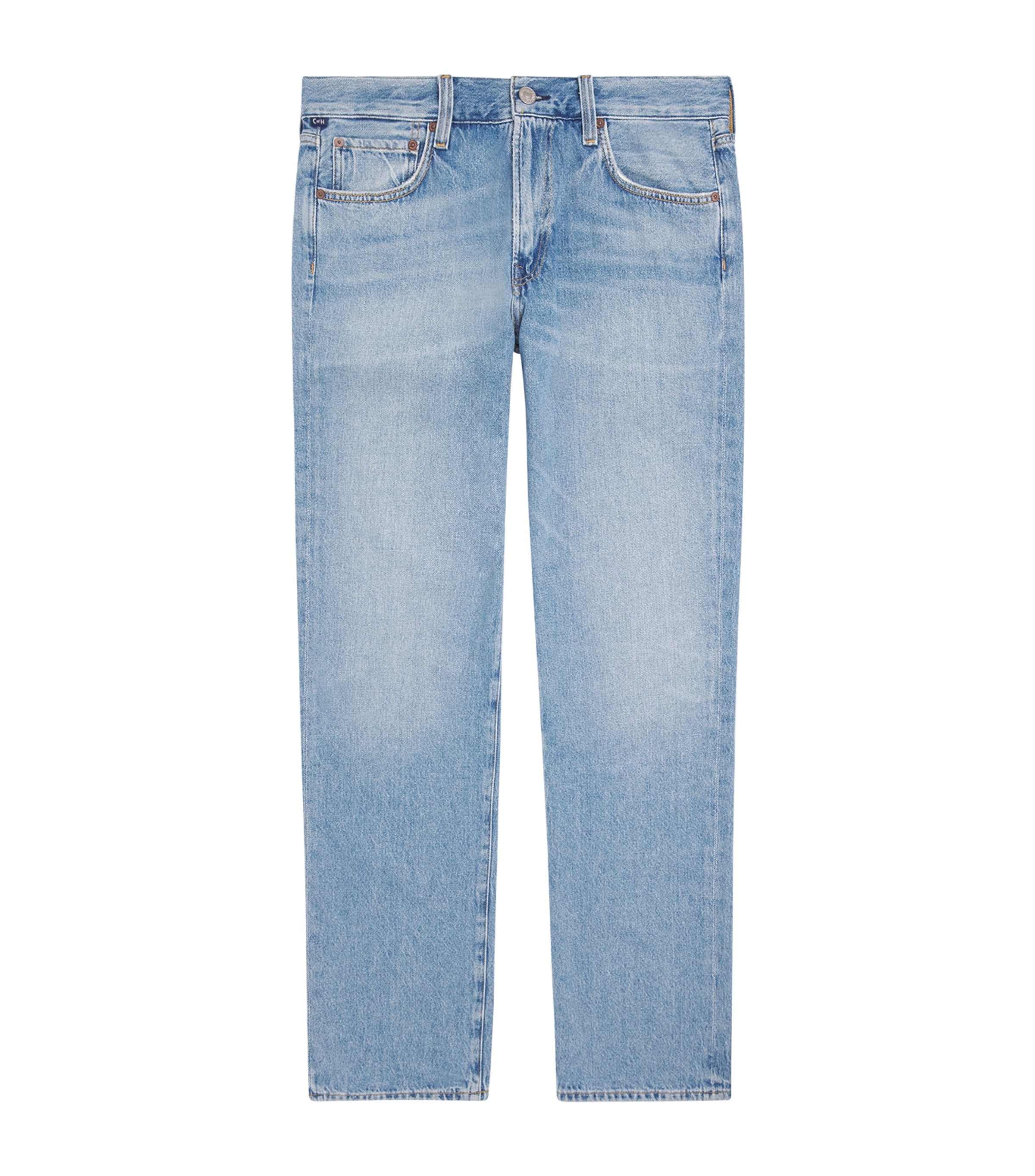 Citizens of Humanity Mens Elijah Straight Jeans Light Blue Image 1
