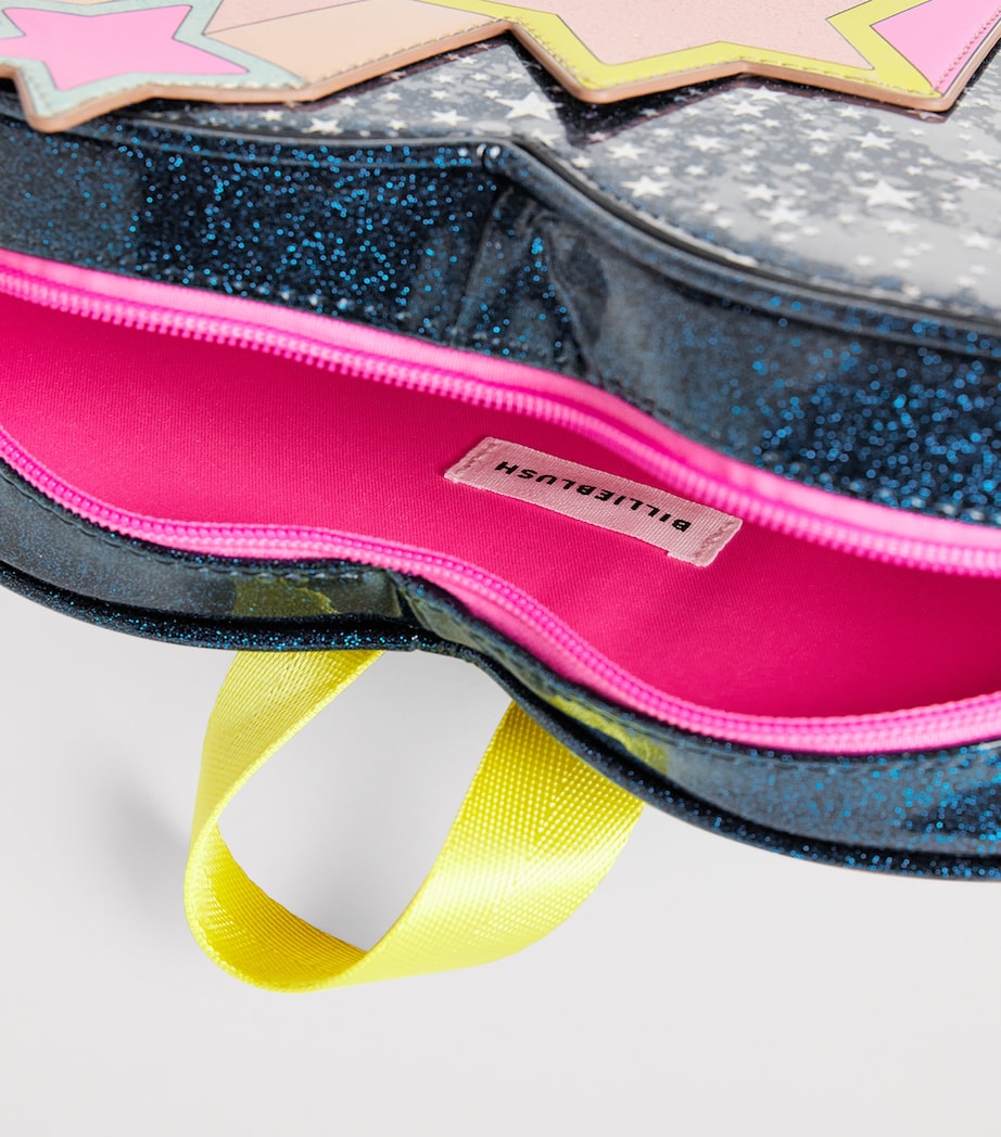 Heart-Shaped Shooting Star Backpack NAVY Image 3