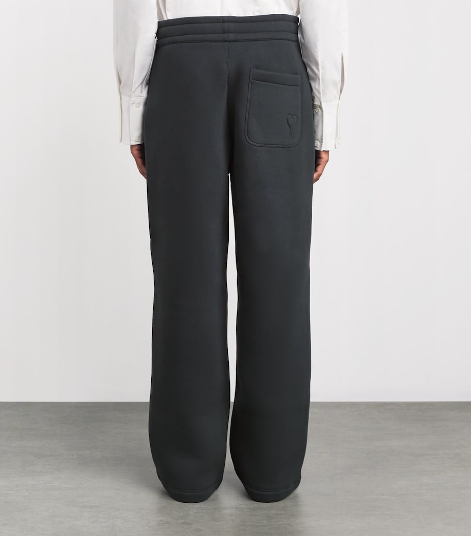Ami de Coeur Wide-Leg Sweatpants 020 - ANTHRACITE Image 4