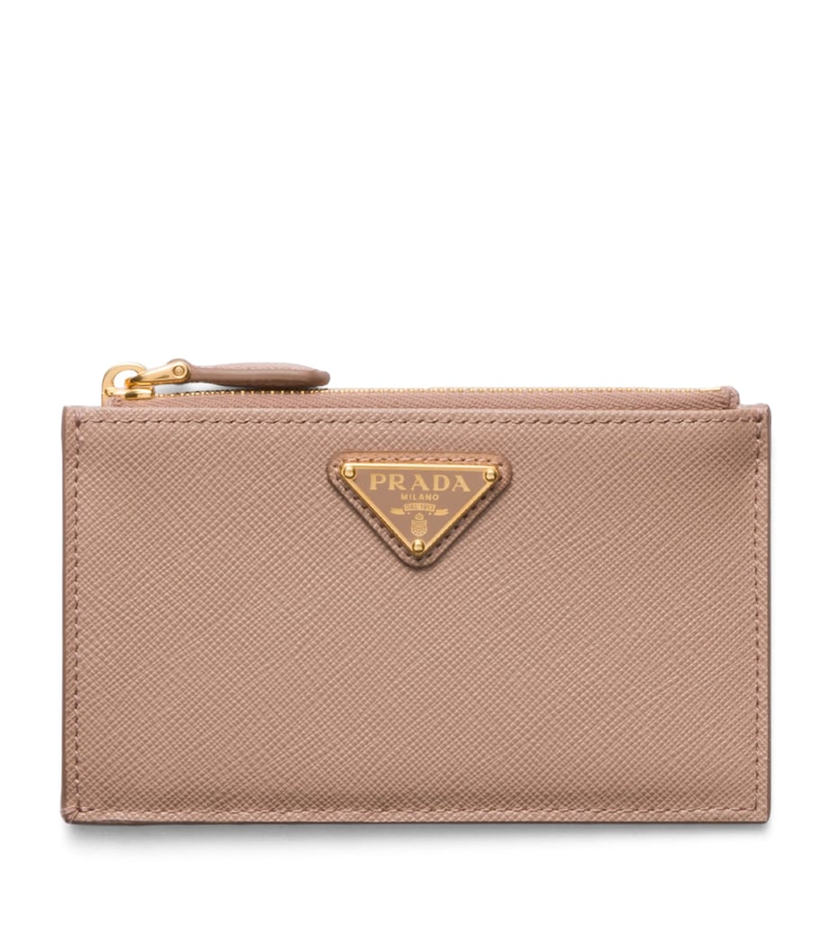 Saffiano Leather Zip Card Holder F0236 Image 1